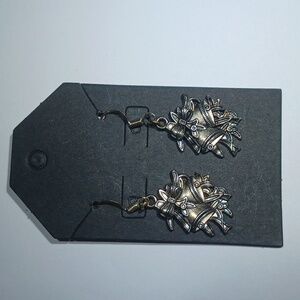 Bells/Bows Earrings New Handmade